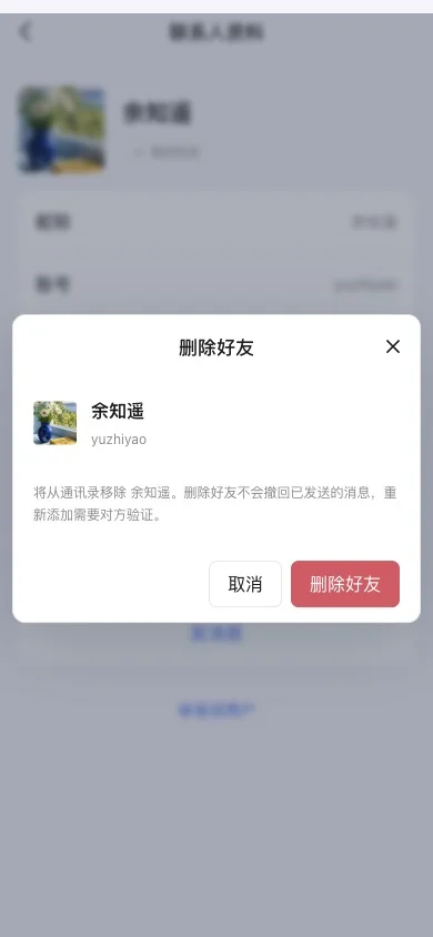 删除前核对目标与影响