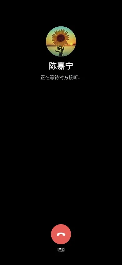 H5 拨出等待状态